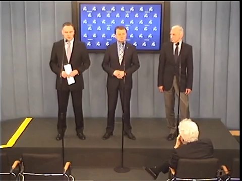 Poseł Piotr Naimski - konferencja z dnia 12 marca 2014 roku.