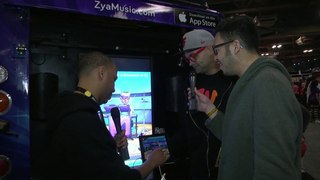 SXSW-Gootecks sings to beats by Mike on ZYA Ultimate Music Game Play