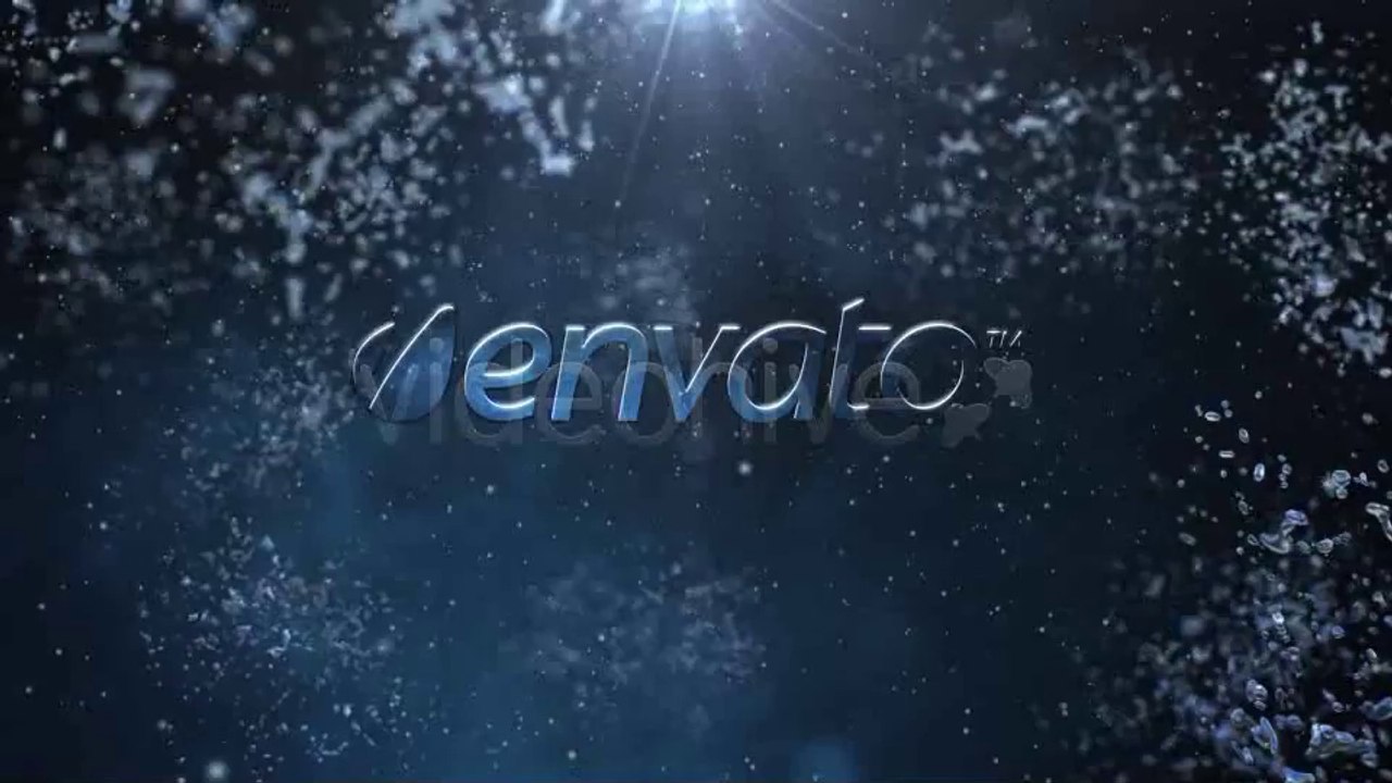 Water logo intro - After Effects Template