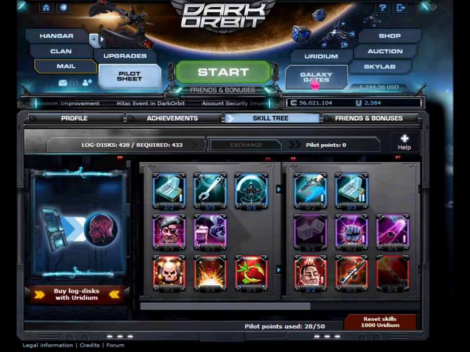 PlayerUp.com - Buy Sell Accounts - Darkorbit USA West Account Sell!!