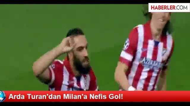 Arda Turan'dan Milan'a Nefis Gol!