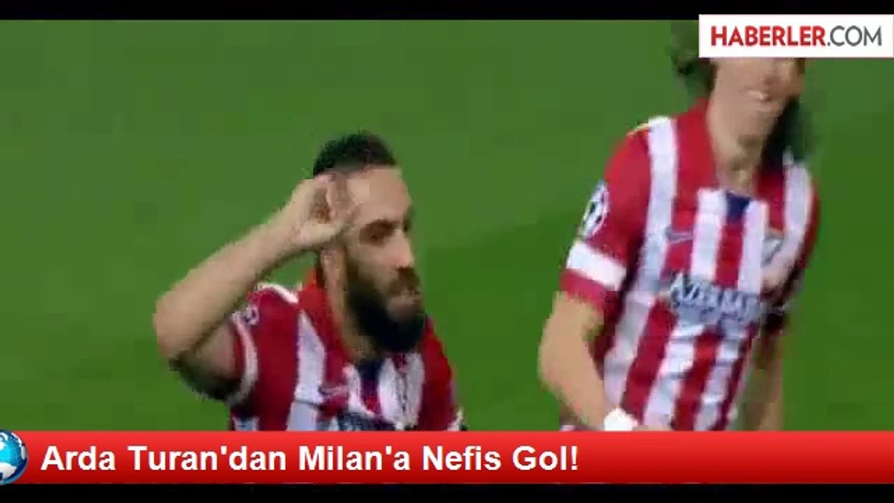 Arda Turan'dan Milan'a Nefis Gol!