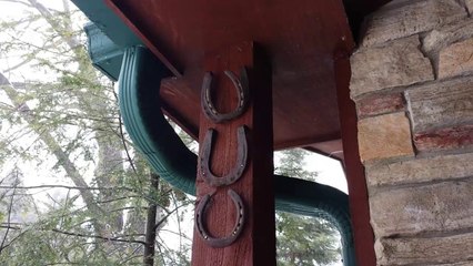 Rain + Gutter Sound 1Hr (with city sounds in distance - traffic, train, plane, etc) - WHITE NOISE