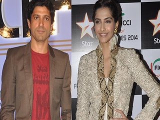Sonam Kapoor and Farhan Akhtar At FICCI Frames 2014