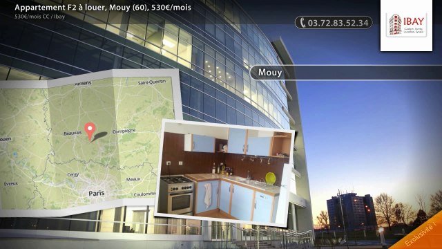 Appartement F2 à louer, Mouy (60), 530€/mois