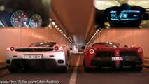 Une Battle de Son entre les deux plus puissantes Ferrari... Enzo & La Ferrari