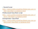 Classified rental script, rental script, classified script