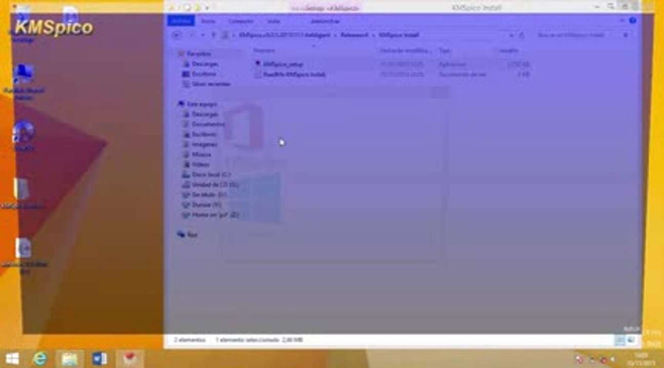Activar windows 8.1 y Office 2013 KMSpico Final!