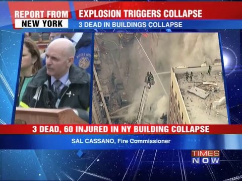 Gas leak leads to explosion in New York