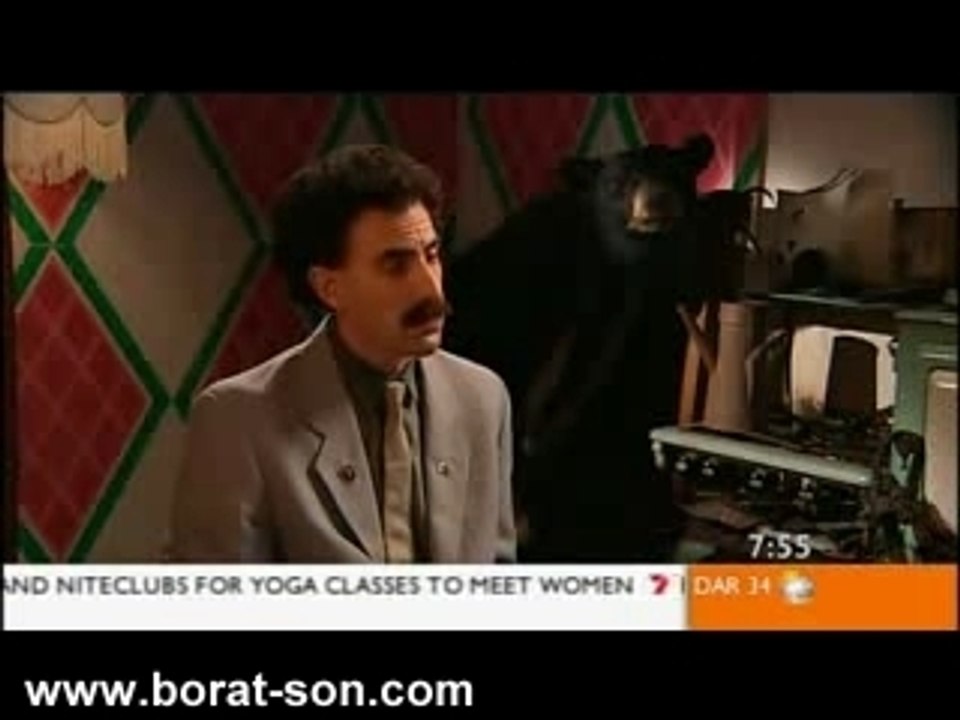 Borat on Australian Breakfast TV