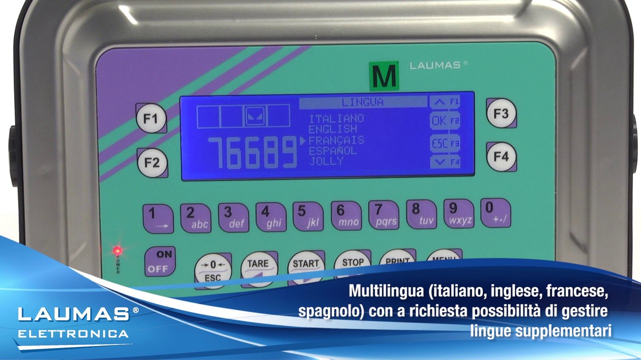 WINOXG - Indicatori di peso con display GRAFICO in acciaio inox IP68 ( IP69K) - LAUMAS
