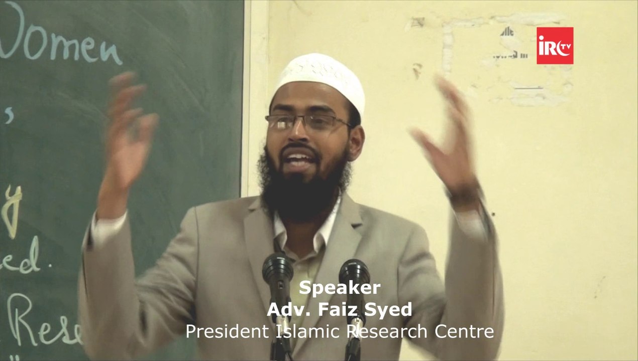 Aurat - Women Ko Bohot Se Qaum Me Manhoos Mana Jata Hai Islam Ne Use Accha Kaha By Adv. Faiz Syed
