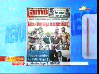 Revue de presse du jeudi 13 mars 2014 (Walf-Tv)
