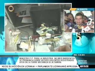 Ministro Barrientos: Destrozos en la sede Inac atenta contra bienes del país