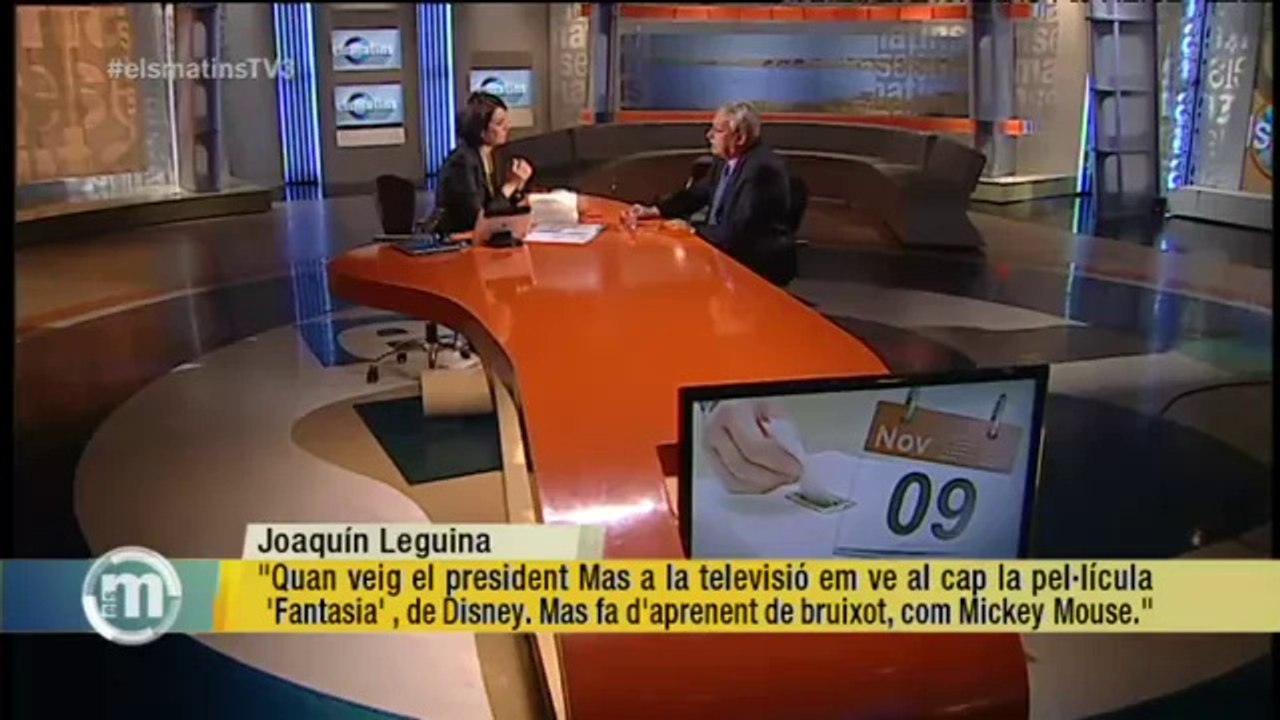 TV3 - Els Matins - Joaquín Leguina: "El principal error de Zapatero va ser obrir el meló dels est
