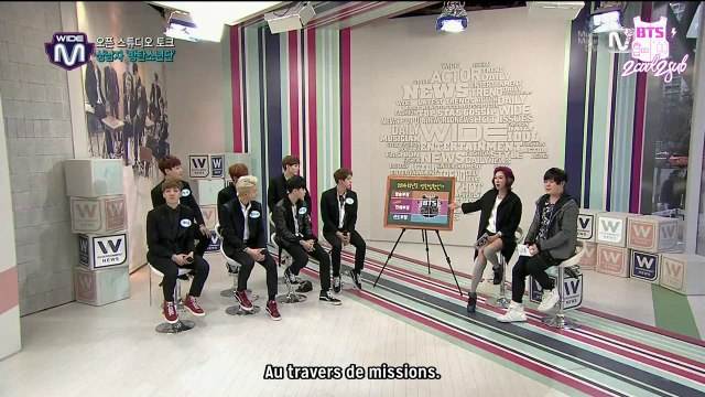 [1/2] 140213 Mnet Wide Open Studio: BTS (VOSTFR)