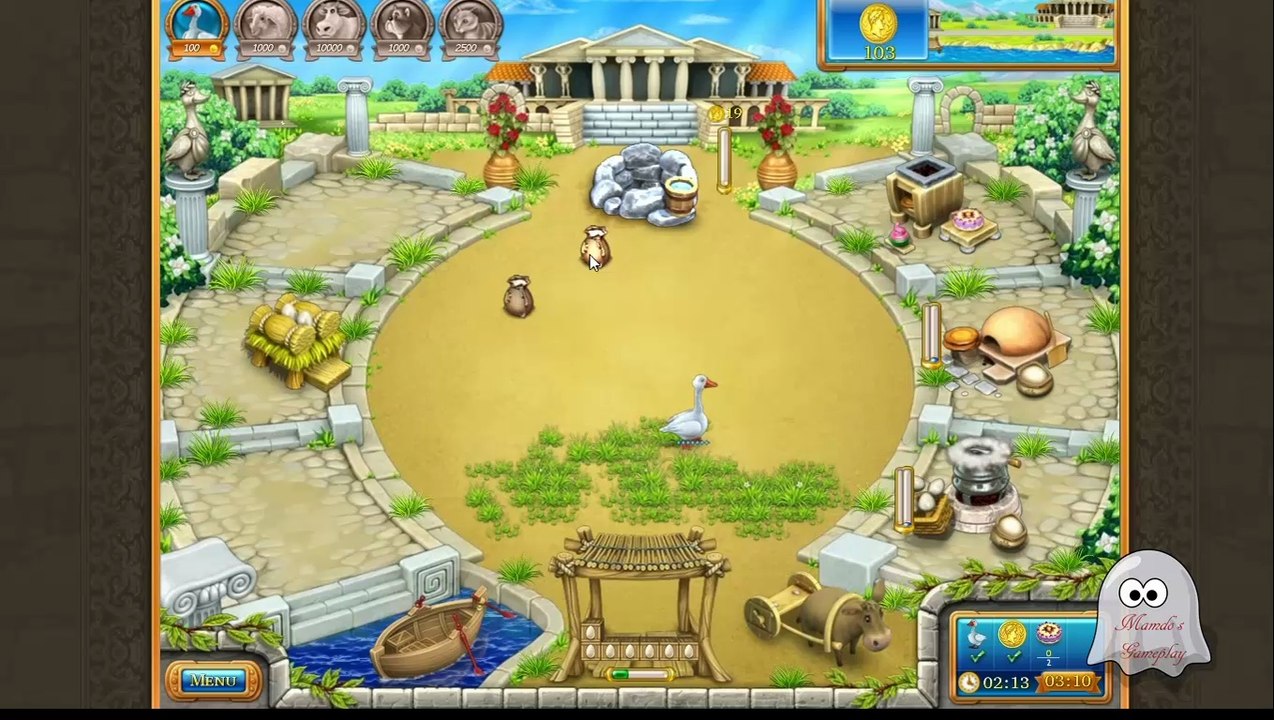 Farm Frenzy Ancient Rome - Gameplay - Chapter 1 (Level 6) - HD (720p)