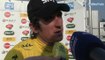 Geraint Thomas, maillot jaune après la 5e étape Paris Nice 2014