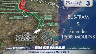 Projet N° 3 : Le Bus-Tram et l’aménagement de la zone des Trois Moulins