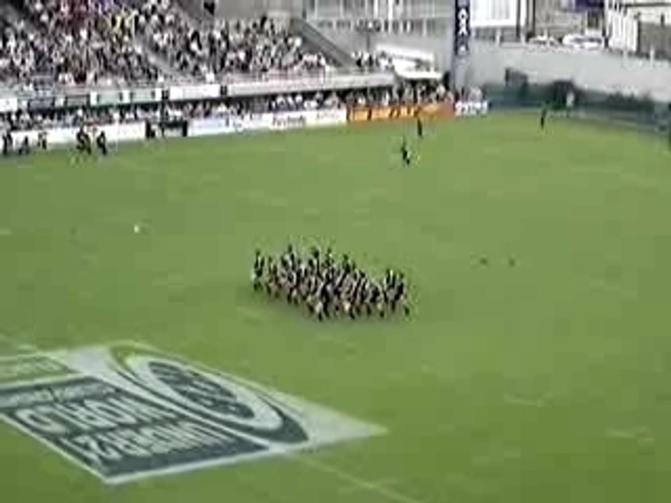 Véritable Haka à Clermont-Ferrand!