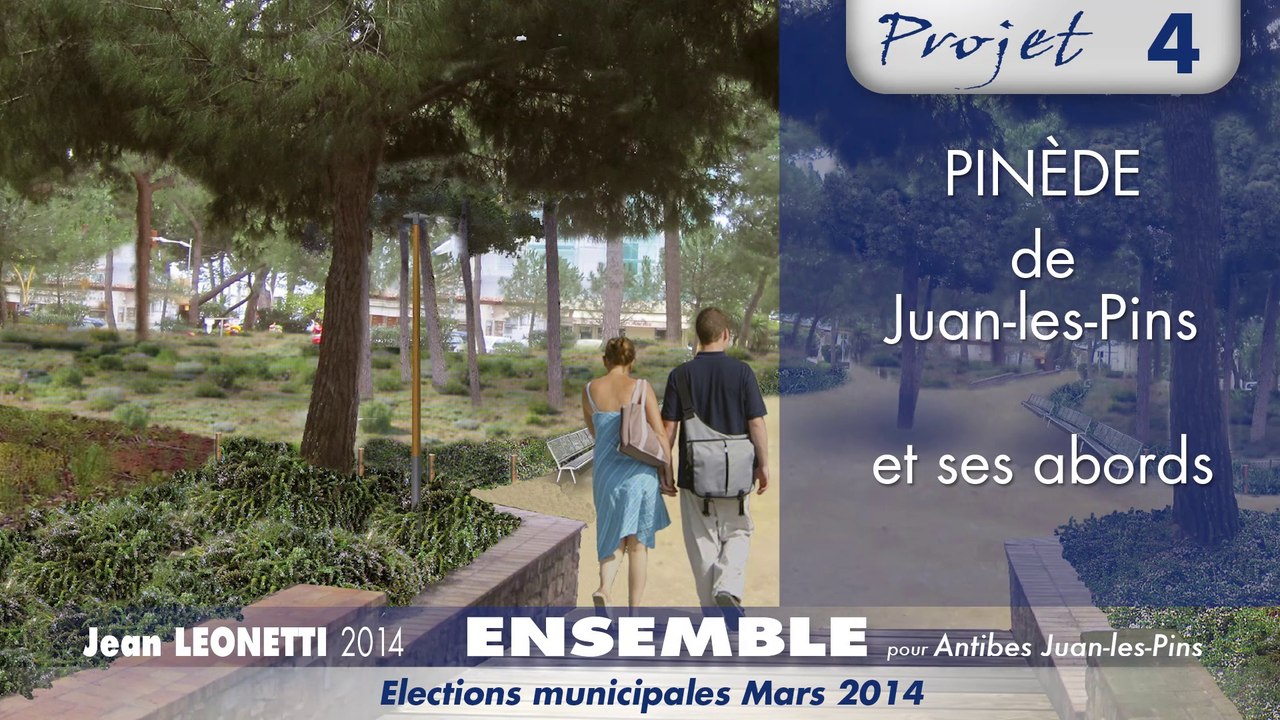 Projet N°4 : Le réaménagement de la Pinède et de ses abords à Juan-les-Pins