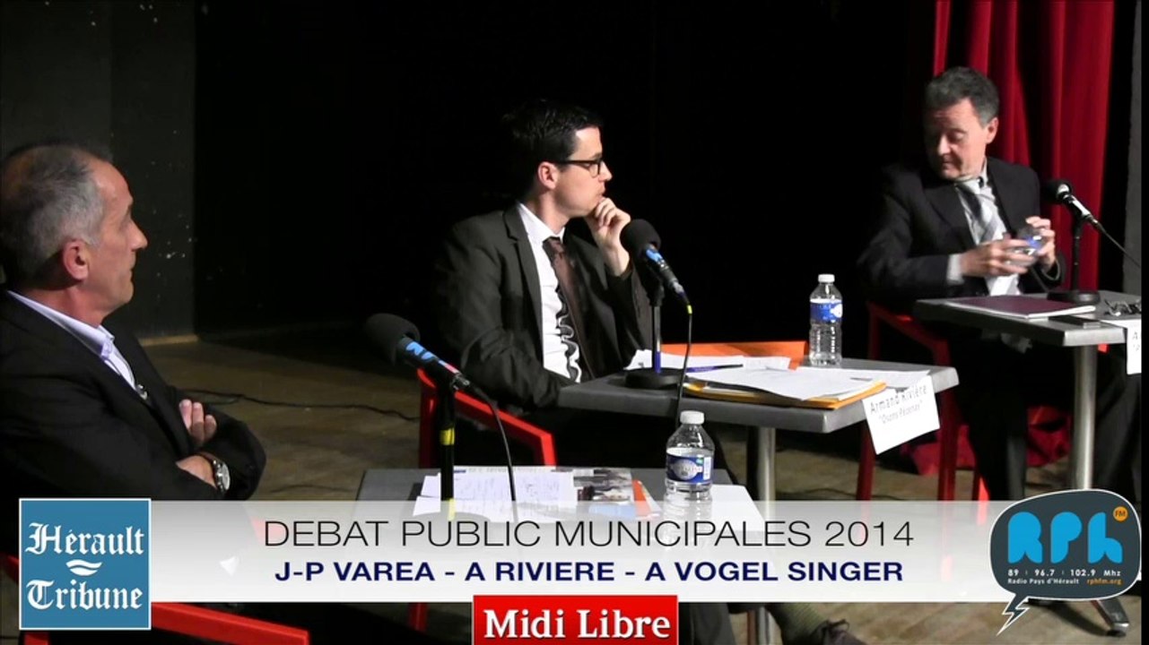 PEZENAS - 2014 - ( 2 ) DEBAT PUBLIC MUNICIPALES 2014 - SECONDE PARTIE