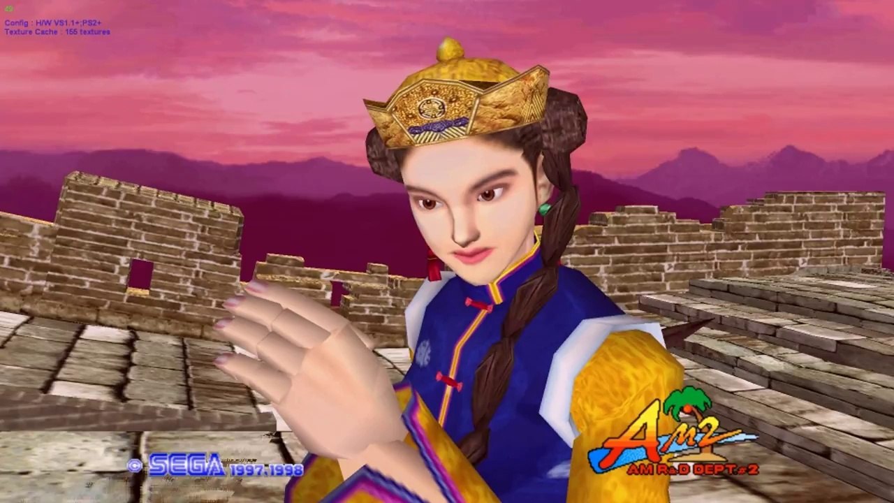 Virtua Fighter 3tb HD on NullDC Emulator (Widescreen Hack) part1