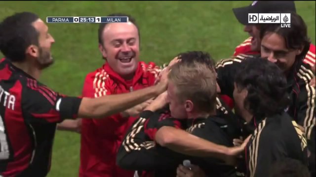 Pirlo Incredible Goal vs Parma 0-1 AC Milan HD