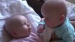 Babies have a deep conversation!
