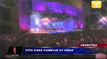 Cantante argentino Fito Páez festejó su cumpleaños número 51