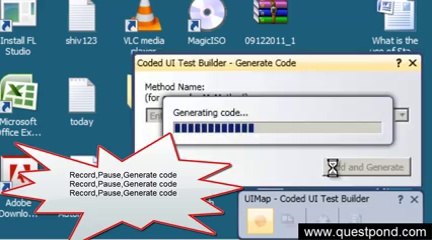 VSTS 2010  - How to do Automation testing using coded UI test  [240P]