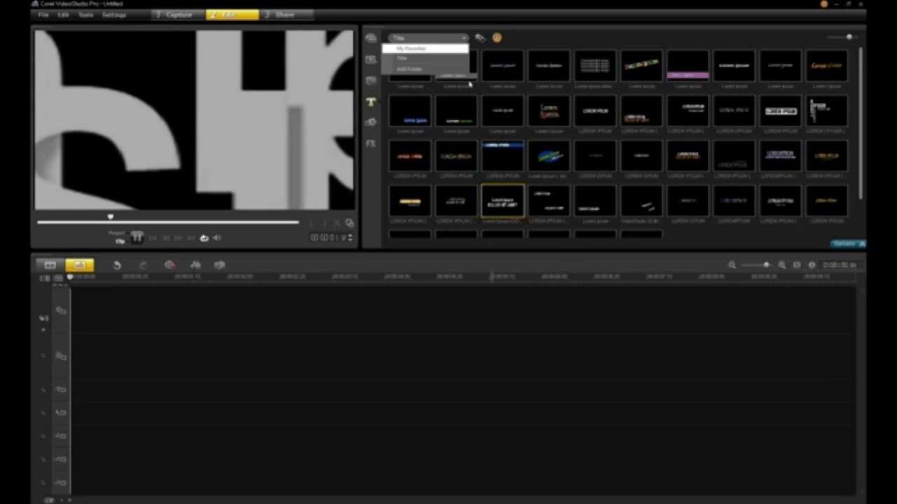 corel video studio pro