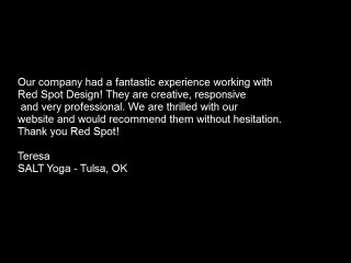 Red Spot Design Our testimonials