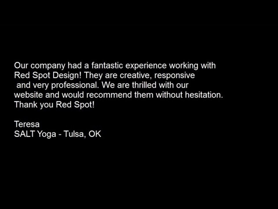 Red Spot Design Our testimonials