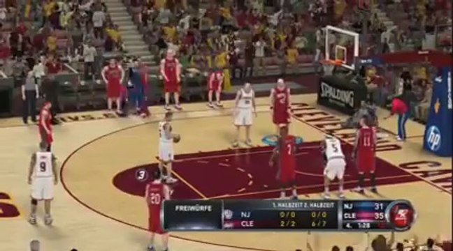NBA 2K12 (21) Eure Nets gegen Cavs live von Eurem CommanderKrieger[240P]