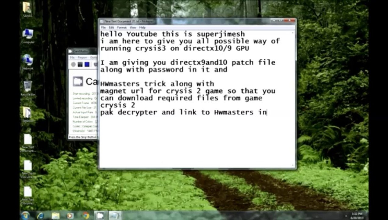 Crysis3 Directx 10 and dx 9 patch working