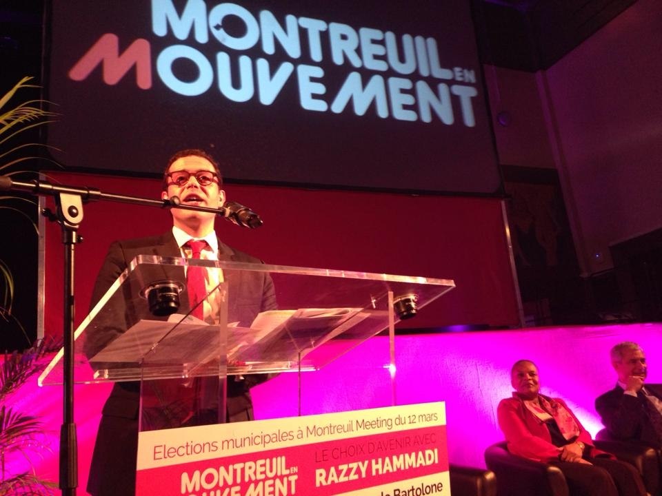 Meeting de Razzy Hammadi à Montreuil