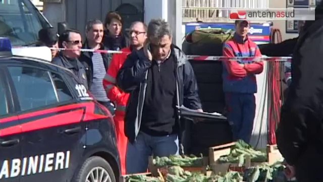TG 13.03.14 Molfetta, fruttivendolo ucciso in agguato fra la gente al mercato