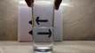 Une illusion d'optique impressionnante : un verre, de l'eau et voilà!