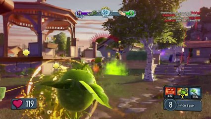 (thegamer) plants vs zombie garden warfare mode élimination par équipe map appartement de banlieue