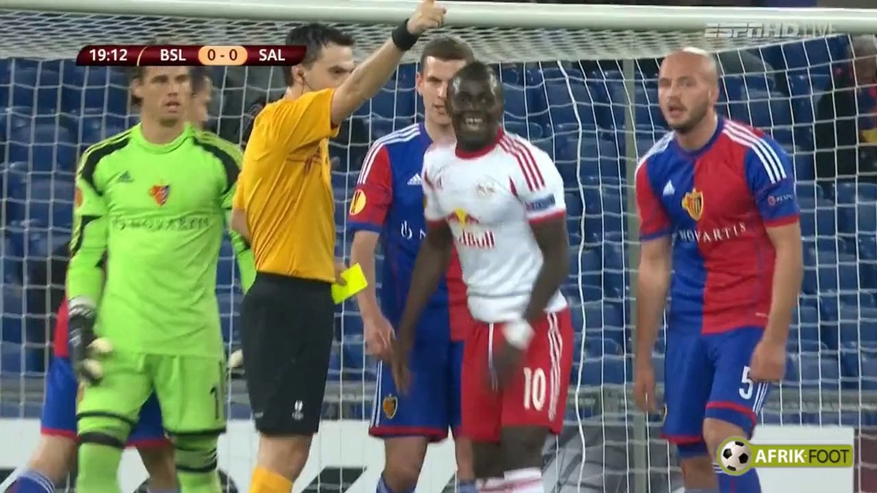 La simulation de Sadio Mané (Red Bull Salzbourg) face au FC Bâle - Ligue Europa