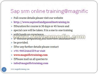 sap supplier relationship management online training