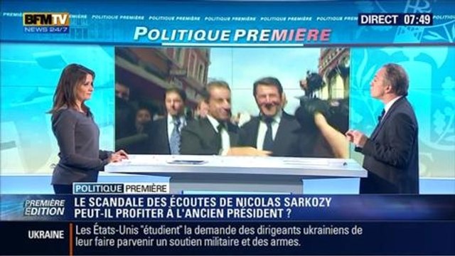 Politique Première: Le scandale des écoutes peut-il profiter à Nicolas Sarkozy ? - 14/03