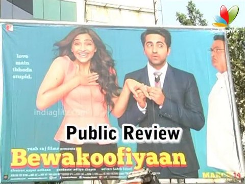Bewakoofiyaan - Public Review Hindi Movie | Ayushmann Khurrana, Sonam Kapoor, Rishi Kapoor