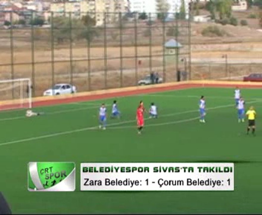Zara Belediyespor 1--1 Çorum Belediyespor