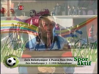 Zaraspor 1-1 Bulancakspor _ Özet