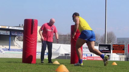 Les joueurs du FCG ont participé à une séance de conditionning, orchestrée par Gareth Adamson