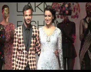 LFW Maryam Zakaria sizzles in silver gown