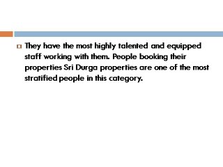 Sri Durga properties Review Bangalore