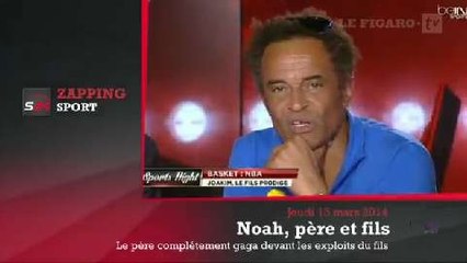 Zap' Sport : Noah père gaga du fils, Falcao prépare une surprise